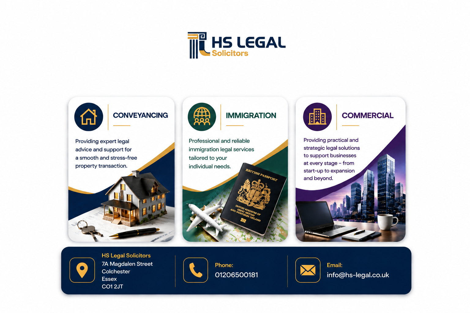 HS Legal Solicitors Home Page
